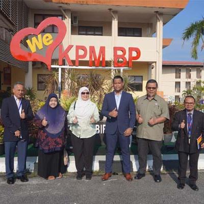 LAWATAN KERJA PUAN SITI AMINAH (PENGARAH BPT) & LEGASI SEMPENA MESYUARAT PELUNCURAN LOGISTICS LEARNING PROVIDER (LLP)